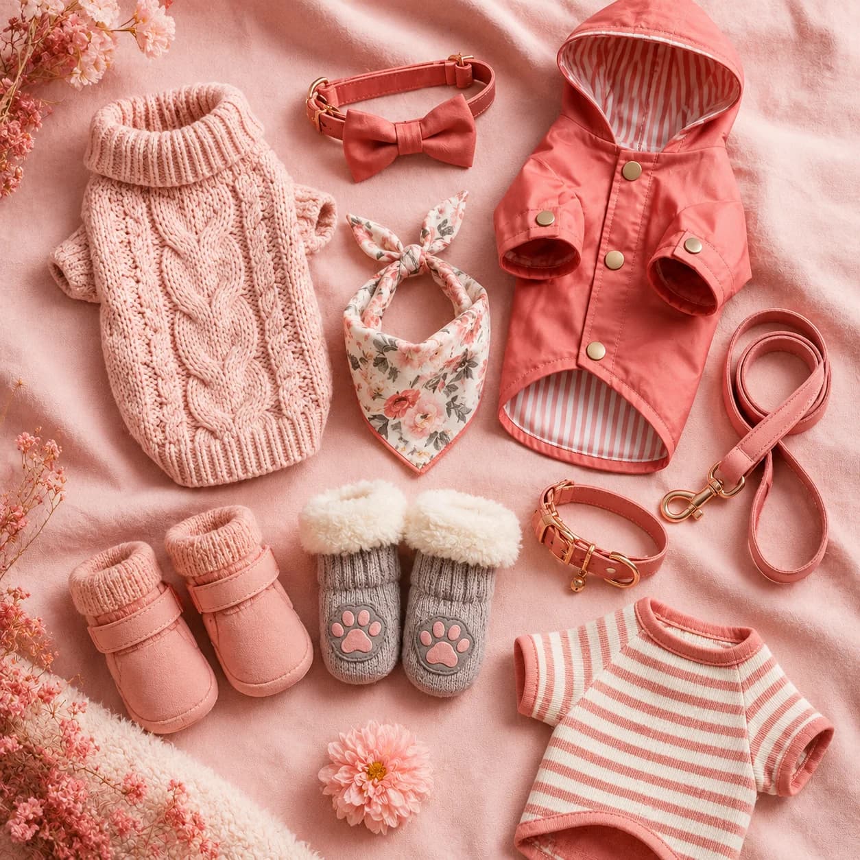 Stylish pet fashion and accessories
